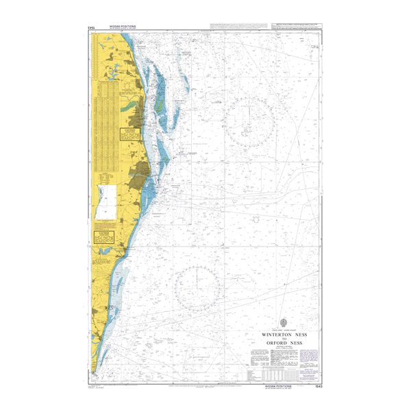 ADMIRALTY Chart 1543: Winterton Ness to Orford Ness