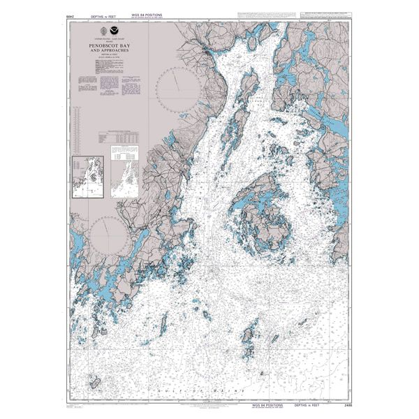 Admiralty Chart 2486: Penobsct Bay and Approaches