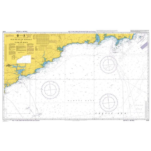 ADMIRALTY Chart 5048: Old Head Of Kinsale To Tuskar Rock [Instructional Chart]