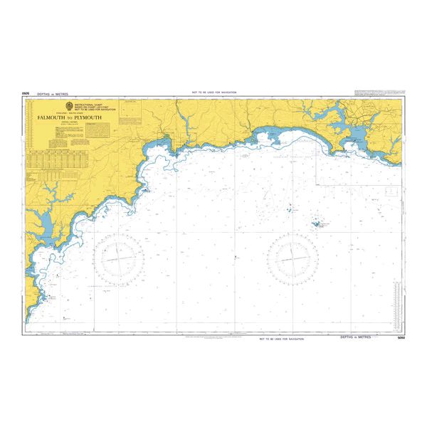Leskaart Chart BA 5050: Falmouth to Plymouth [Instructional Chart]