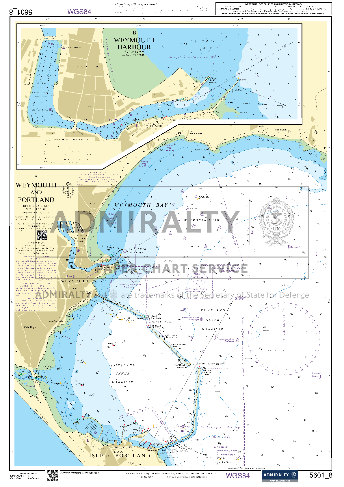 ADMIRALTY Small Craft Chart 5601_8