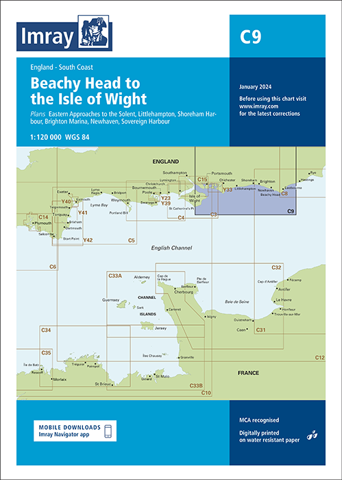 Imray C9 Beachy Head to Isle of Wight