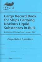 Cargo Record Book for Ships Carrying Noxious Liquid Substances in Bulk