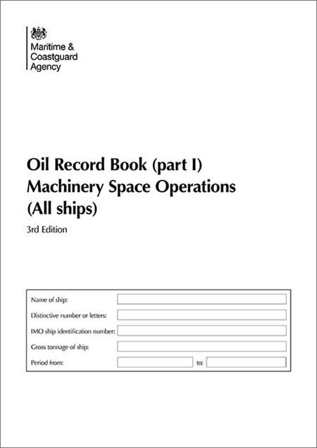 Oil Record Book (Part I): Machinery Space Operations (All Ships)