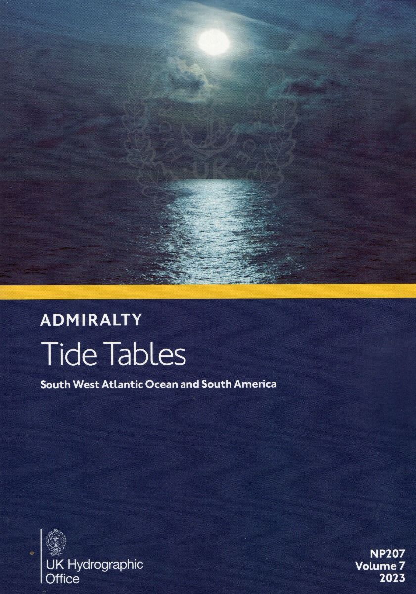 NP207 - ADMIRALTY Tide Tables: South West Atlantic Ocean and South America (2023)