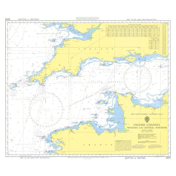 Admiralty Chart English Channel