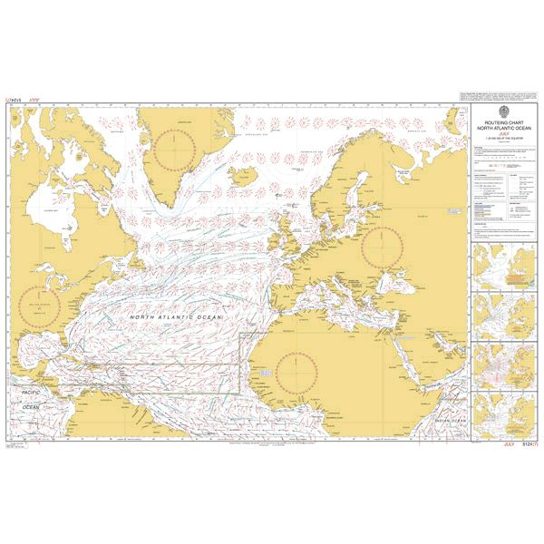 Pilot Chart North Atlantic July