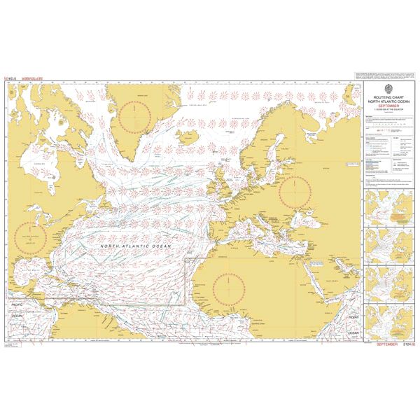 Gnomonic Chart North Atlantic