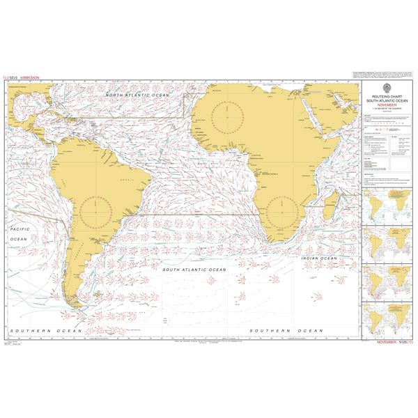 Pilot Chart North Atlantic November