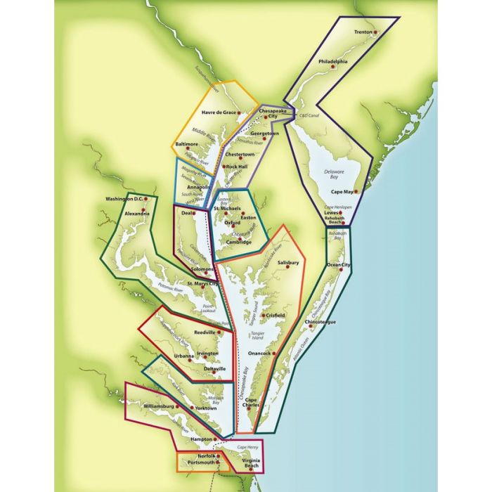 Chesapeake Bay Distance Chart