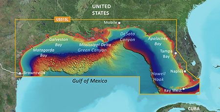 Garmin BlueChart Vision - Brownsville-Key Largo (VUS515L)