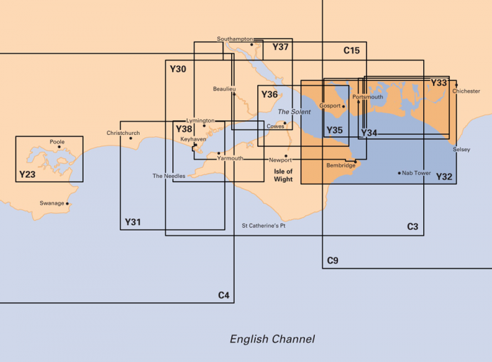 East Solent Chart