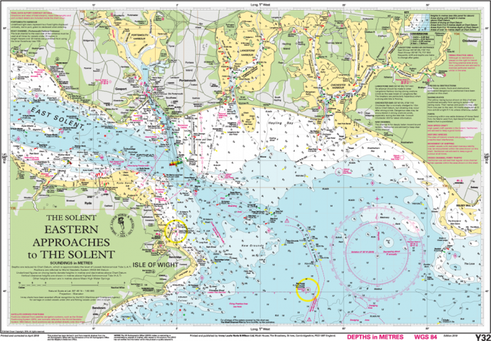 East Solent Chart