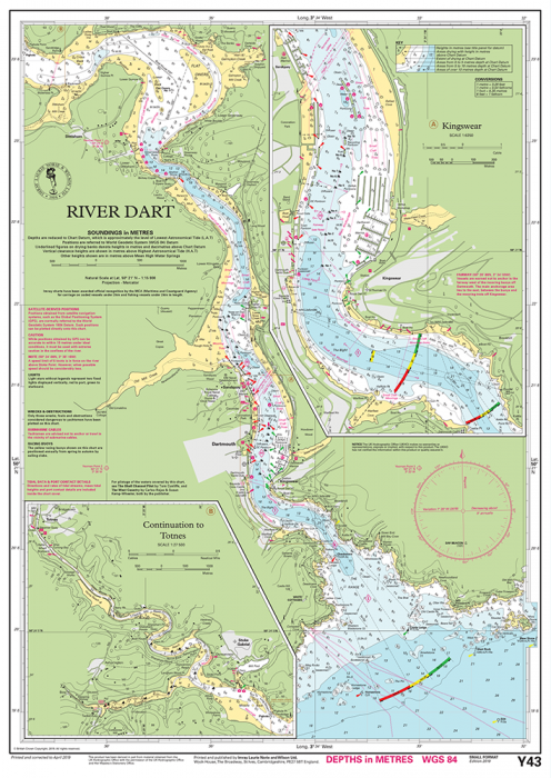 Imray Y43 - River Dart