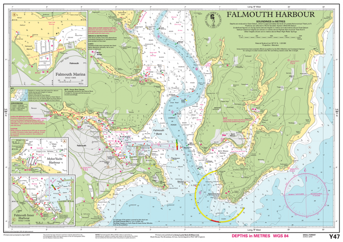 Falmouth Harbour Chart