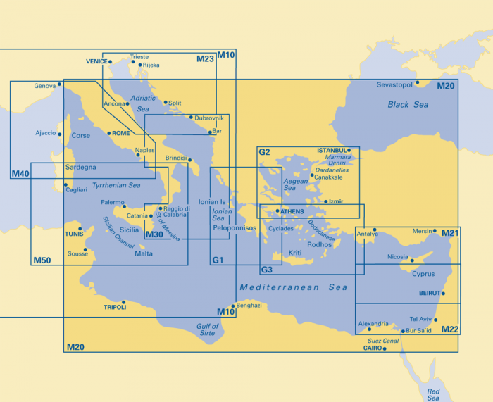 Imray Charts Mediterranean