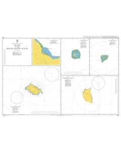 Admiralty Chart 991: Plans in the South Pacific Ocean