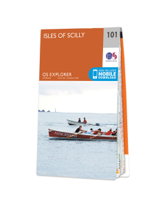 OS Explorer Active Map - Isles of Scilly (101)