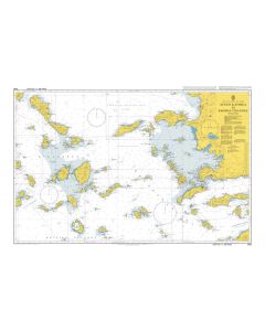 Admiralty Chart 1095: Steno Kafirea to Rhodes Channel
