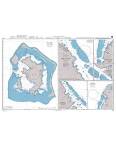 Admiralty Chart 1107: Plans in the Iles de la Societe