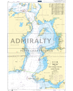 ADMIRALTY Chart 1121: Irish Sea with Saint George's Channel and North Channel