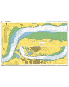 ADMIRALTY Chart 1186: River Thames Canvey Island to Tilbury