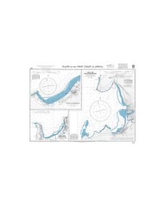 ADMIRALTY Chart 1197: Plans on the West Coast of Africa