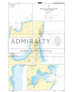 ADMIRALTY Chart 1425: Ports on the North and East Coasts of Corse