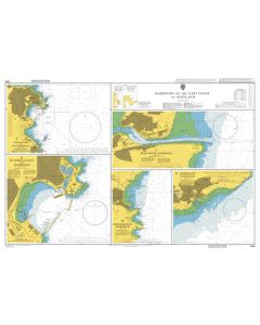 ADMIRALTY Chart 1438: Harbours on the East Coast of Scotland