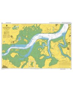 ADMIRALTY Chart 1834: River Medway Garrison Point to Folly Point