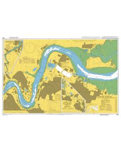 ADMIRALTY Chart 1835: River Medway Folly Point to Maidstone