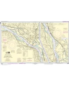 NOAA Chart 18524: Columbia River Crims Island to Saint Helens