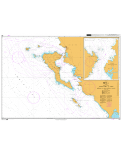 ADMIRALTY Chart 205: Approaches to Nisos Kerkyra and Nisoi Paxoi