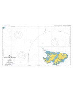 ADMIRALTY Chart 2517: North-Western Approaches to the Falkland Islands