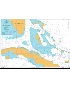 ADMIRALTY Chart 2996: Cuba to Bahama Islands Including Straits of Florida