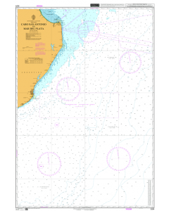 ADMIRALTY Chart 3324: Cabo San Antonio To Mar Del Plata, Argentina, South America East Coast