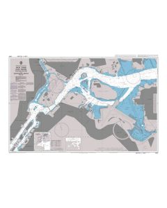 ADMIRALTY Chart 3451: New York, East River, Tallman Island to Queensboro Bridge