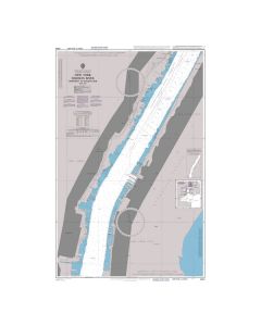 ADMIRALTY Chart 3454: New York Hudson River Hoboken to Edgewater
