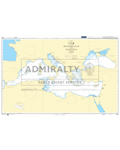 ADMIRALTY Chart 4300: Mediterranean and Black Seas