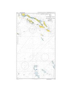 ADMIRALTY Chart 4634: Pacific Ocean, Frederick Reefs to Solomon Islands