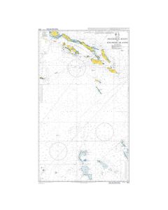 Admiralty Chart 4634: Pacific Ocean, Frederick Reefs to Solomon Islands