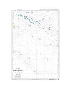 ADMIRALTY Chart 4656: Archipel Des Tuamotu to Iles Australes