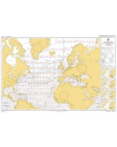 ADMIRALTY Chart 5124(11): Routeing Chart North Atlantic Ocean - November