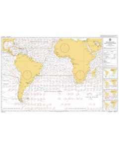 ADMIRALTY Chart 5125[01]: Routeing - South Atlantic Ocean - January