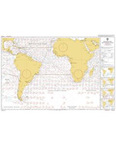 ADMIRALTY Chart 5125[02]: Routeing - South Atlantic Ocean - February