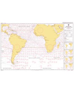 ADMIRALTY Chart 5125[03]: Routeing - South Atlantic Ocean - March