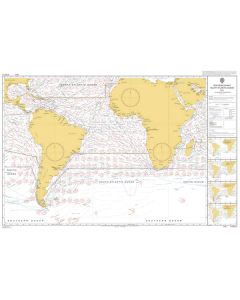 ADMIRALTY Chart 5125[05]: Routeing - South Atlantic Ocean - May