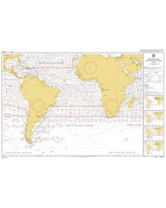 ADMIRALTY Chart 5125[06]: Routeing - South Atlantic Ocean - June