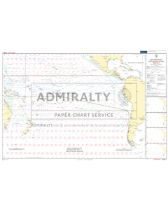 ADMIRALTY Chart 5128[02]: Routeing - South Pacific Ocean - February