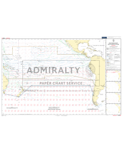 ADMIRALTY Chart 5128[08]: Routeing - South Pacific Ocean - August